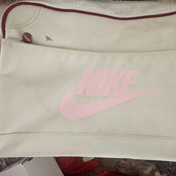 VTG Vintage Nike Crossbody Messenger Bag Teal Black Backpack Y2K - Picture 2 of 5